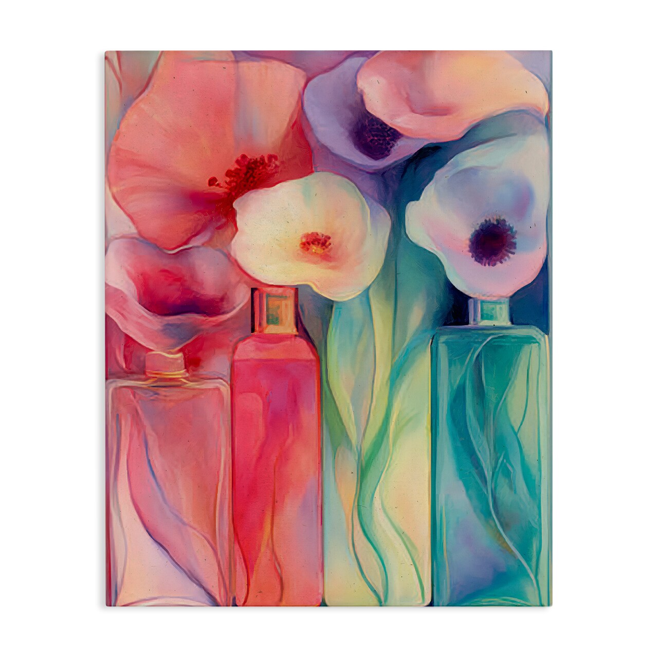 Stupell Industries Petal Logic Gradient Canvas, design by Annabelle Hall